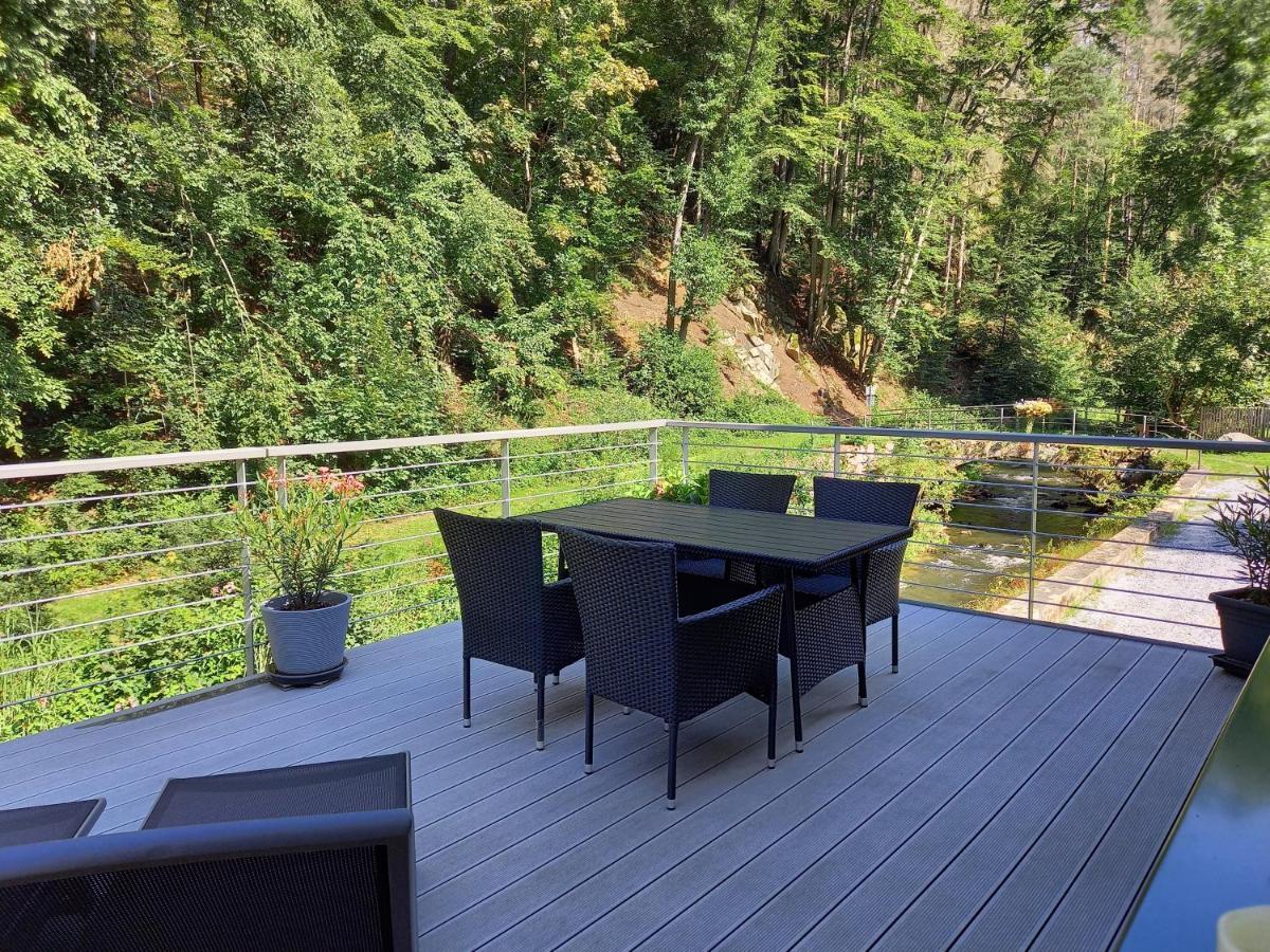 Ferienhaus Buschmuehle - Stolpen Ngoại thất bức ảnh